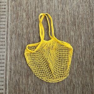 Yellow Mesh Market/Tote Bag